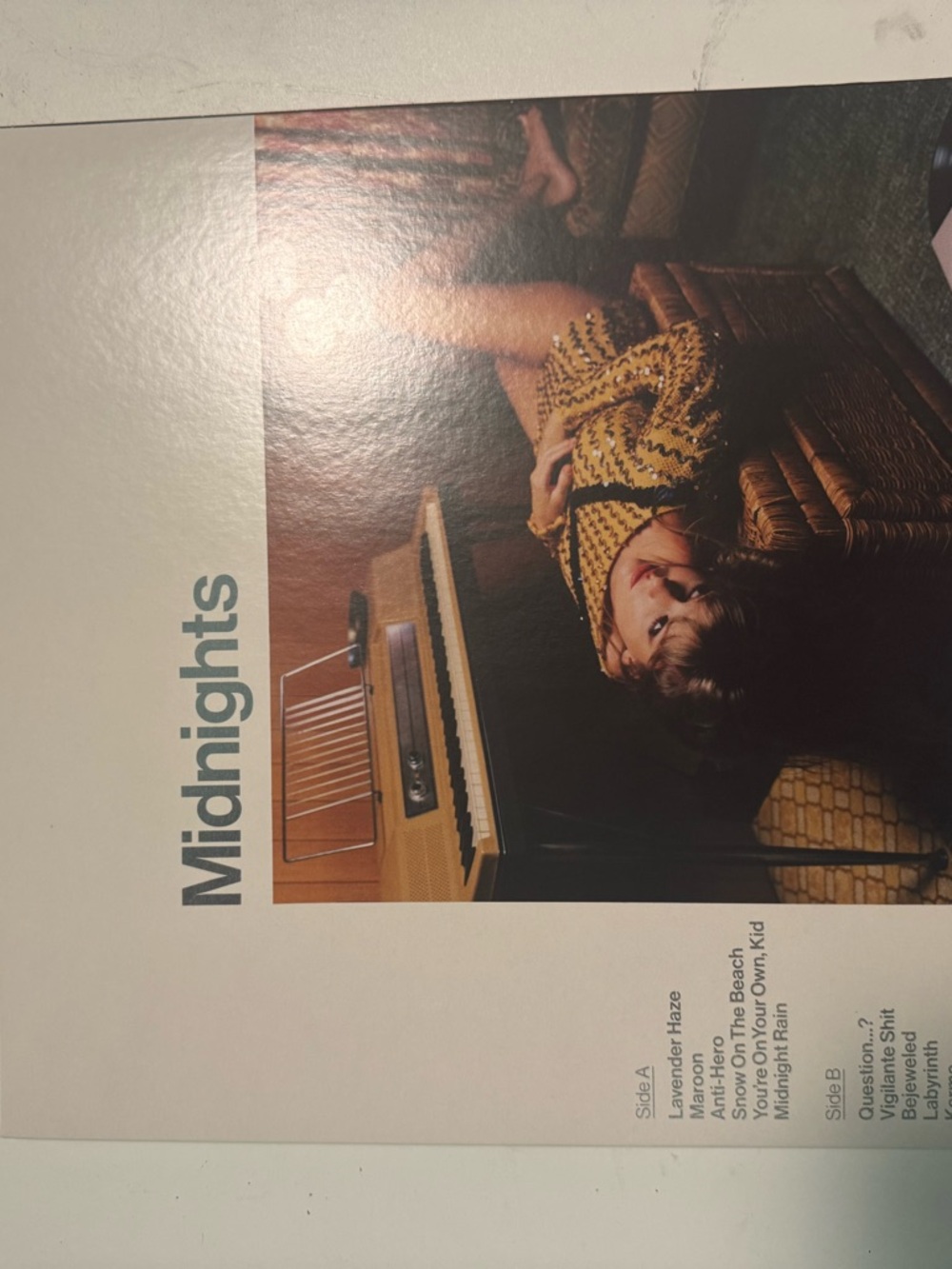 Midnights Album Vinyl - Yellow & Brown